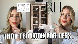 THRIFTED HOME DECOR HAUL  DUPES FOR RESTORATION HARDWARE + STUDIO MCGEE