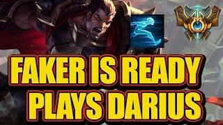 Faker Is Ready Plays Darius Mid - SKT T1 Faker Playing Soloq Darius