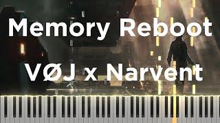 Memory Reboot Piano  VØJ x Narvent  Piano Cover