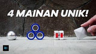 4 MAINAN FIDGET SUPER UNIK Unboxing & Review INDONESIA  Buka paket