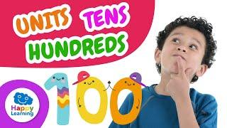 UNITS TENS AND HUNDREDS  MATH for Kids  Happy Learning #math #happylearning #units #tens