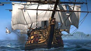 Assassins Creed 4 Black Flag Ship Battle & Combat with the Pirate King