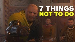 7 Things Not To Do in Kingdom Come Deliverance