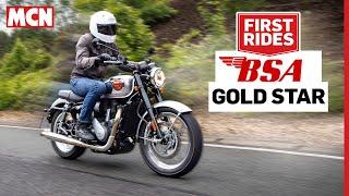 New BSA ridden 2022 Gold Star roadster review  MCN