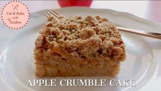 Apple Crumble Cake - Melt in your Mouth- Apfel Streuselkuchen