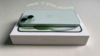 iPhone 15 unboxing  green 128gb  magsafe case  quer datinguinoo    philippines