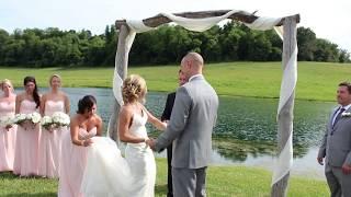 Amy and Brians Outdoor Wedding Ceremony