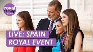 LIVE Spanish Royals Celebrate 10 Years of King Felipe VIs Reign