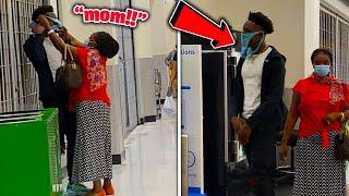 MOM PUTS UNDERWEAR ON MY FACE FOR MASK IN PUBLIC *embarrassing*