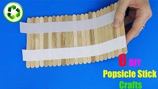 Top 6 DIY Popsicle Stick Craft Compilation  Craft Ideas  Home Decor