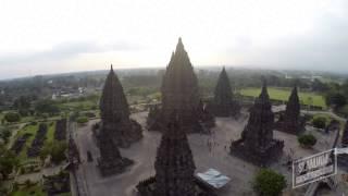 Prambanan Temple Drone