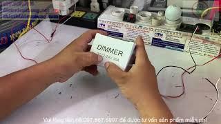 Dimmer điều khiển tăng giảm độ sáng led dây 12V-24V