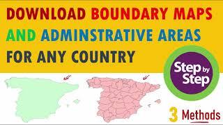 How to Download Boundary Maps and Administrative Areas  Districts  Cities  Free