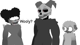 Wooly turned into a monster  Amanda the adventurer animation