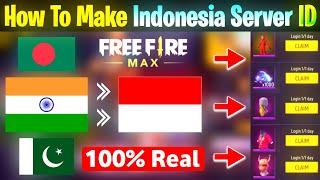  Indonesia Server Ki ID Kaise Banaye  How To Make Indonesia FreeFire Account  Indonesia Server