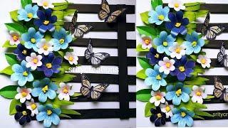 Beautiful wallmate craft paper flowers wallhanging  wall decorations idea handmade paper craft