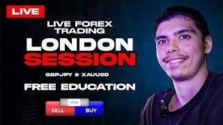  LIVE FOREX TRADING GBPJPY & GOLD  GIVEAWAY - THURSDAY JULY 11