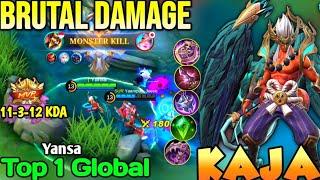 KAJA BEST BUILD IN 2022  TOP 1 GLOBAL KAJA Yansa - MOBILE LEGENDS