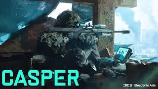 Playing as Casper in Battlefield 2042 Beta Sniper Class  PC Max Settings