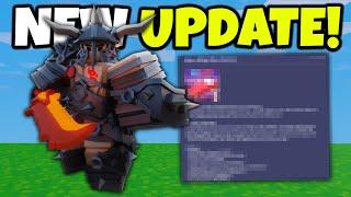 *NEW* UPDATE is INSANE  Roblox Bedwars