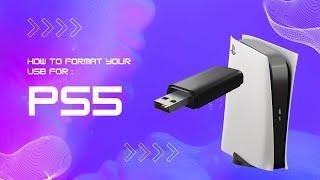 How To Format Your USB Drive For PS5