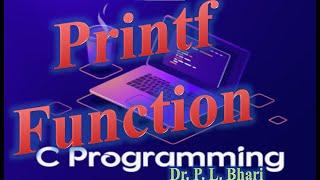 6.  Printf  Output Function Printf  #programming #c_language #output #function #printf