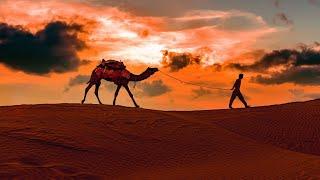 Arabian Music 4K  - Meditation in Desert Part 3 Arabian Flute & Arabian Nights