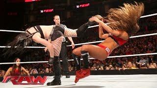 Paige vs. Nikki Bella – Divas Championship Match Raw March 23 2015