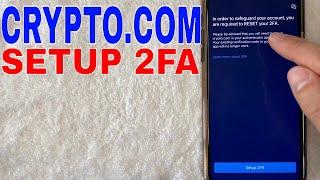   How To Reset Setup 2 Factor Authentication 2FA on Crypto.com 