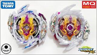 RAGE LONGINUS Takara Tomy VS MQ Brand  Real VS Fake  Beyblade Burst Superking Sparking Bootleg