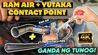 PAANO MAG INSTALL NG RAM AIR SA HONDA TMX 125 ALPHA  HOW TO INSTALL RAM AIR IN HONDA TMX 125 