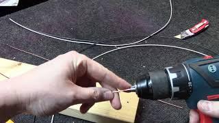 How to make perfectly straight copper buss wire for your tube amplifier