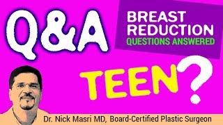 TEEN BREAST REDUCTION ⁉️ Question Answered 