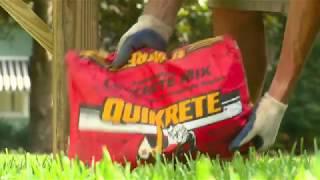 Setting Posts with QUIKRETE® Fast-Setting Concrete in the Red Bag HD