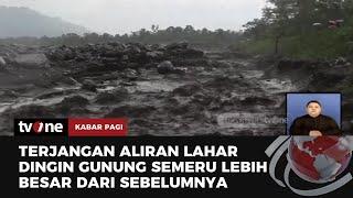 Lumajang kembali Diterjang Banjir Lahar Dingin Gunung Semeru  Kabar Pagi tvOne