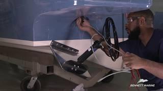 Hydraulic Trim Tab Installation Part 1a Transom Mount