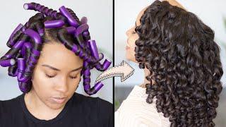 How To Flexi Rod Set Easy Method for Beginners  Natural Hair Care