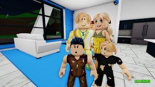  ZENGİN AİLE SOKAK ÇOCUKLARINI EVLAT EDİNDİ    ROBLOX BROOKHAVEN RP