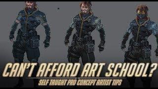 Cant afford art school? - Tips for self taught Concept Artists.