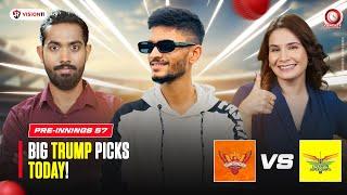 LIVE  SRH vs LSG Pre-Match  Fantasy Countdown EP- 57  Match - 57  IPL 2024