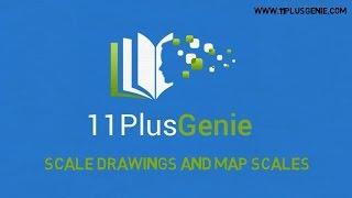 11 Plus Genie Maths – Scale drawings and map scales