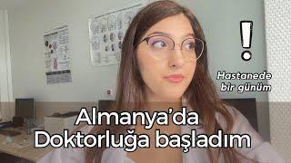 HASTANEDE BİR GÜNÜM️ Almanya’da İntörn doktorluk Türkiye’den çok farklı mı?️ Vlog🩺