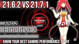 New AMD 21.7.1 vs 21.6.2 FSR FidelityFX Super Resolution  Gpu News Radeon Software 2021