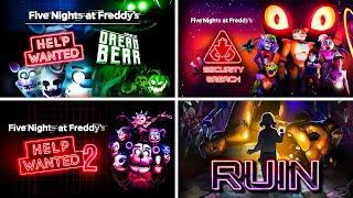 FNAF VR Help Wanted  Curse of Dreadbear  Security Breach  Help Wanted 2  RUIN  No Commentary