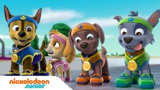 PAW Patrol  La Pat Patrouille  Les chiots font du sport dans la neige ️  Nickelodeon Jr. France