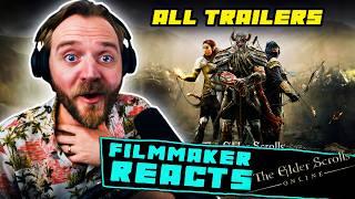 FILMMAKER REACTS ELDER SCROLLS ONLINE  ALL TRAILERS  WHATS ALL THE FUSS?