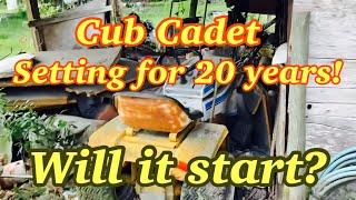 Will it start? Cub Cadet 1250 setting for 20 years