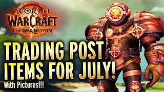 NEW Trading Post Items For July Including Pictures World of Warcraft