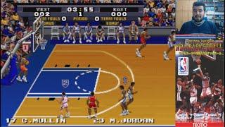 TECMO NBA SUPER BASKETBALL Super Nintendo  Genesis - Gameplay en Español SNES