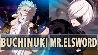 GBVSR Buchinuki Soriz Vs Mr.ElswordLover 2B  High Level Gameplay.